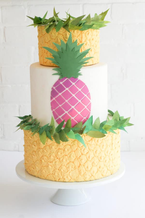 Pineapple Cake, 21 Sizzling Summer Birthday Cake Ideas | Pretty My Party