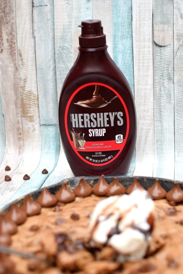 Hersheys Kisses Skillet Cookie Recipe | Pretty My Party