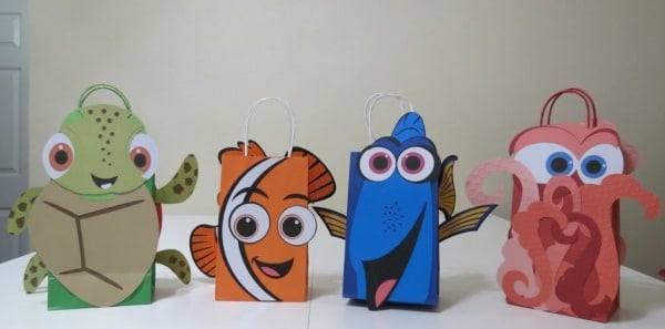 Dory and Friends Goodie Bags, Finding Dory Birthday Party Ideas | Pretty My Party