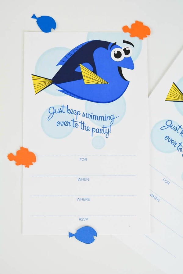 Free Printables, Finding Dory Birthday Party Ideas | Pretty My Party