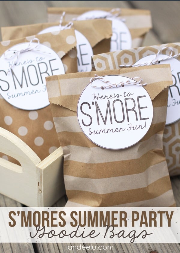 Smores Favors | Budget Birthday Favors via Pretty My Party