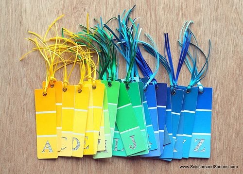 DIY Bookmark Favors | Budget Birthday Favors via Pretty My Party