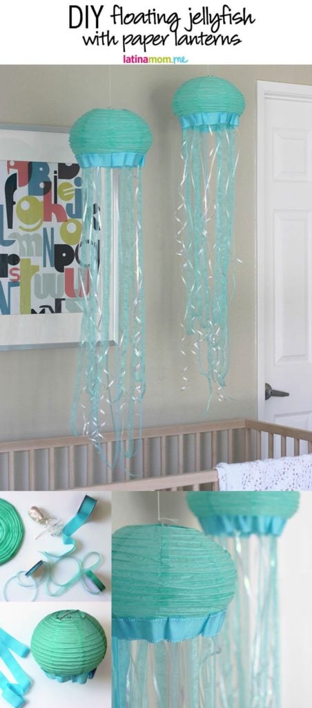 DIY Floating Jellyfish, Finding Dory Birthday Party Ideas | Pretty My Party