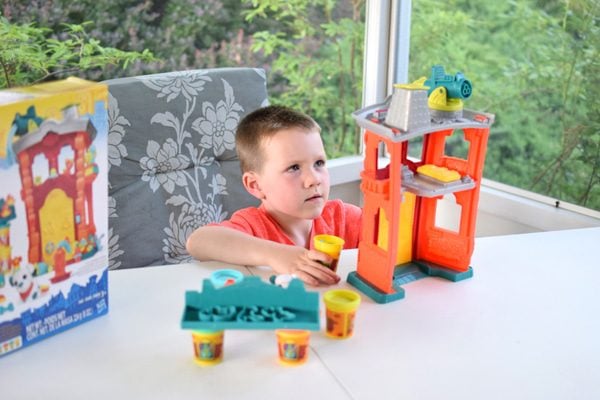 Play-Doh Town Firehouse Fun via Pretty My Party