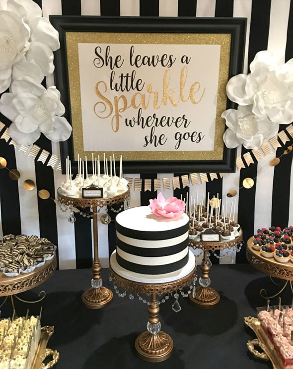 Kate Spade Birthday Cake via Pretty My Party