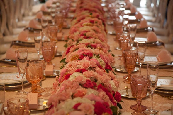 Tutu Cute Baby Shower table setting via Pretty My Party