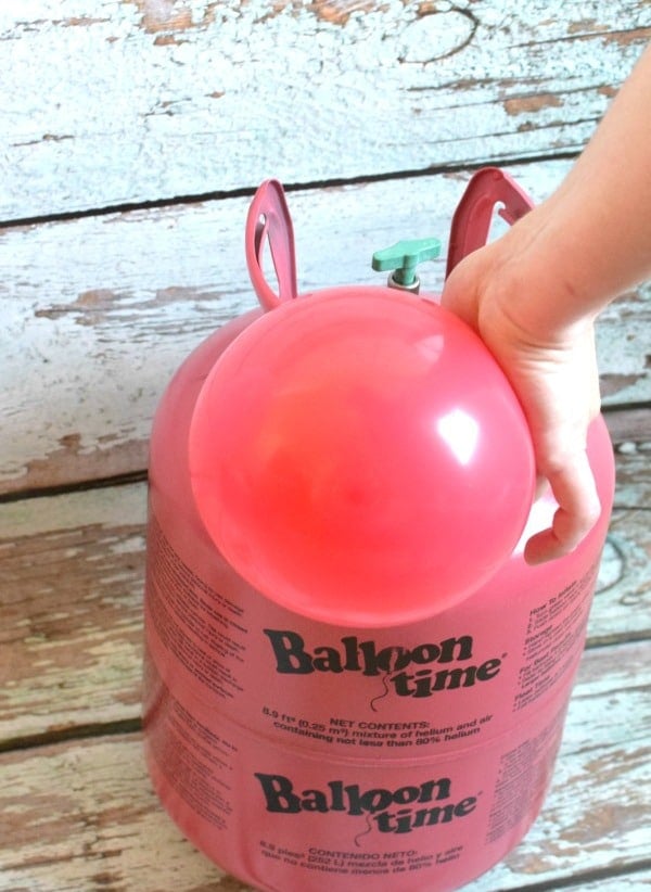 Balloon Time Helium Tank, DIY Ice Cream Cone Balloons via Pretty My Party