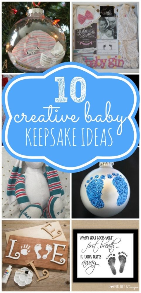 10 Creative Baby Keepsake Ideas via Pretty My Party