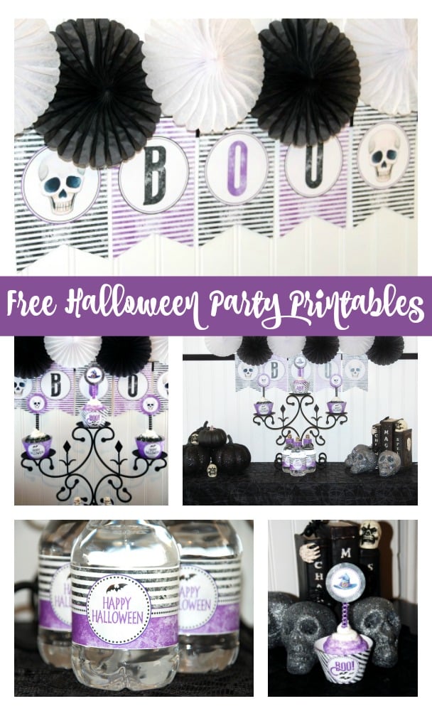 Free Halloween Party Printable Set via Pretty My Party