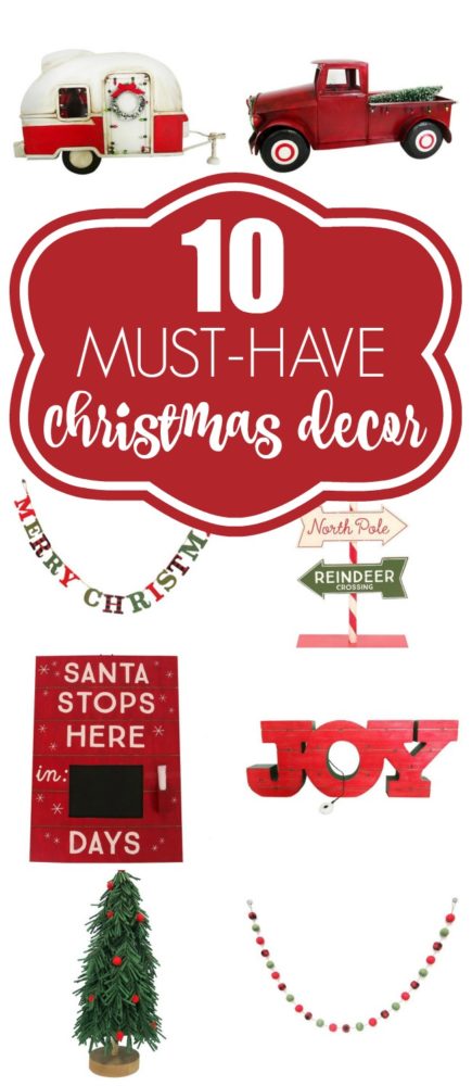 10 Christmas Decor Must Haves | Pretty My Party