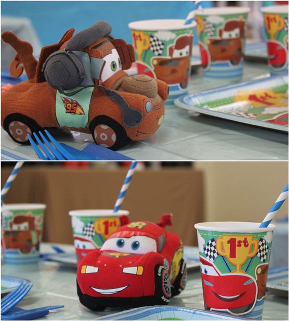 Disney's Cars Themed Birthday Party Table Setting | Pretty My Party