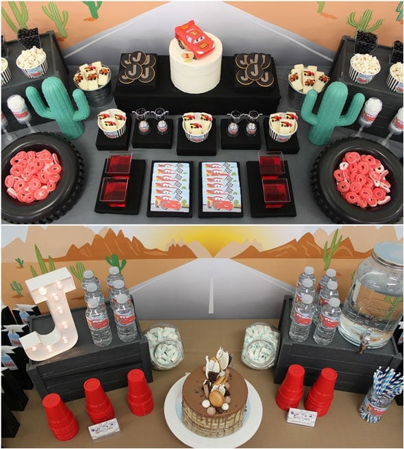 Disney's Cars Themed Birthday Party Desserts | Pretty My Party