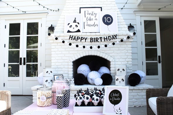 Party Like a Panda Birthday Party Adopt a Panda Station via Pretty My Party