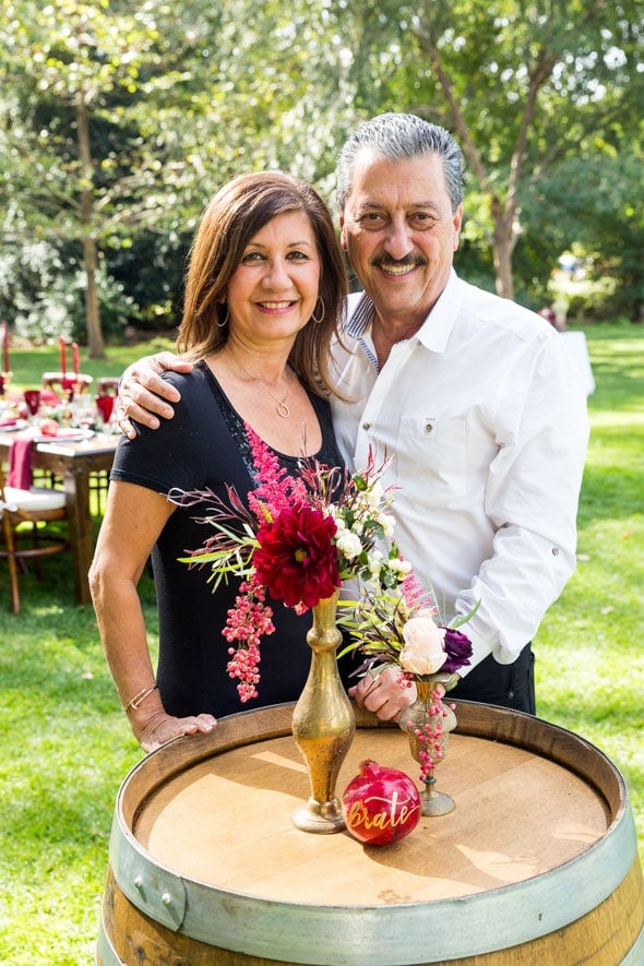 Pomegranate Inspired 60th Birthday in Wine Country | Pretty My Party