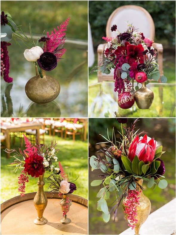 Pomegranate Inspired 60th Birthday in Wine Country | Pretty My Party