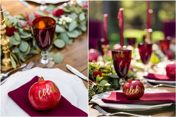 Pomegranate Inspired 60th Birthday in Wine Country | Pretty My Party
