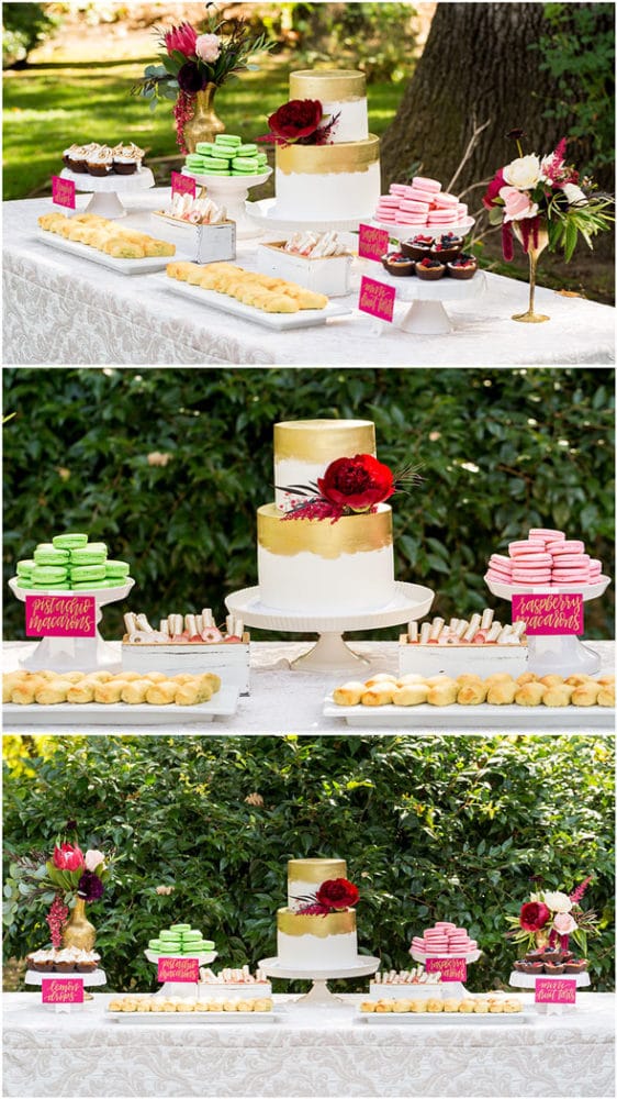 Pomegranate Inspired 60th Birthday in Wine Country