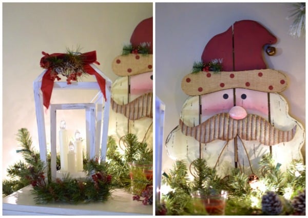 Christmas Fireplace Mantel Decor | Pretty My Party