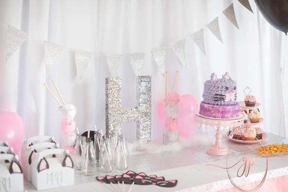 Cat Themed Birthday Party | Pretty My Party
