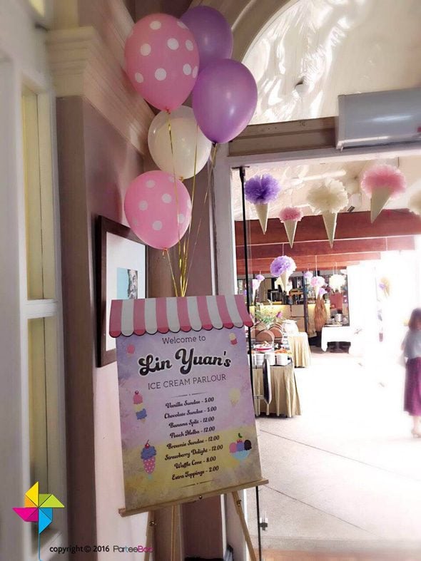 Ice Cream Parlor First Birthday Party | Pretty My Party