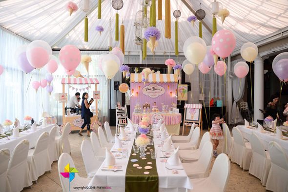 Ice Cream Parlor First Birthday Party | Pretty My Party