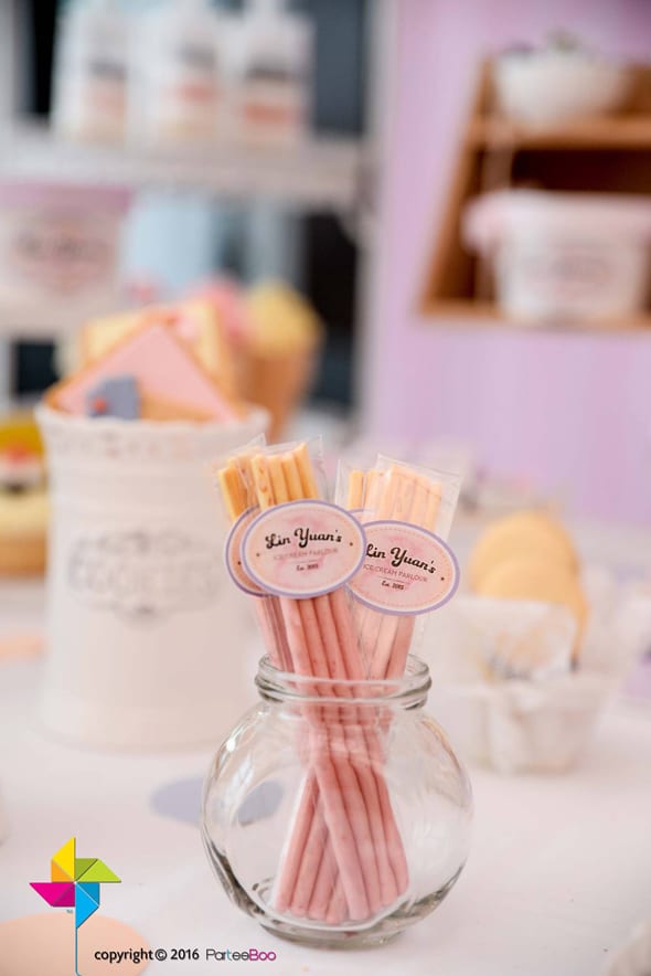 Ice Cream Parlor First Birthday Party | Pretty My Party