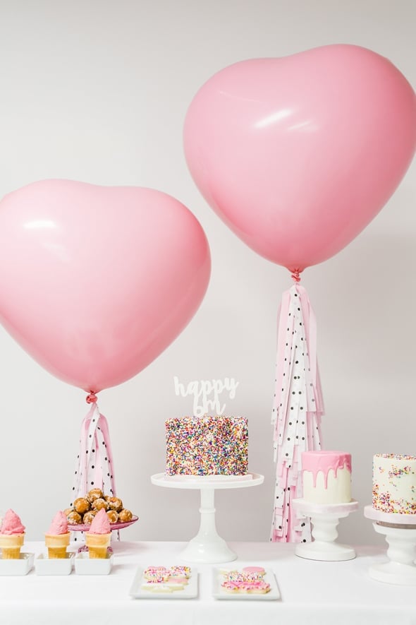 Little Sprinkles Birthday Fun Dessert Table | Pretty My Party