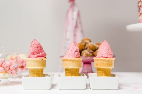 Little Sprinkles Birthday Fun Ice Cream Cones | Pretty My Party