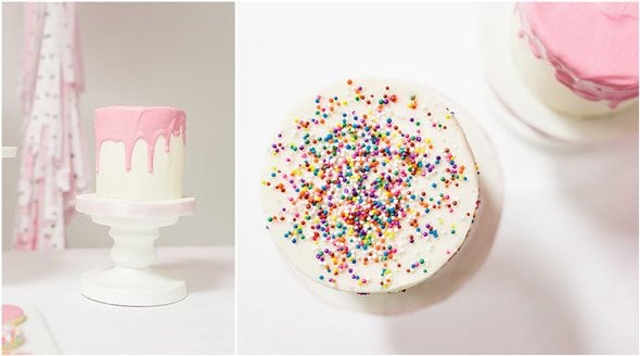 Little Sprinkles Birthday Fun Cake | Pretty My Party