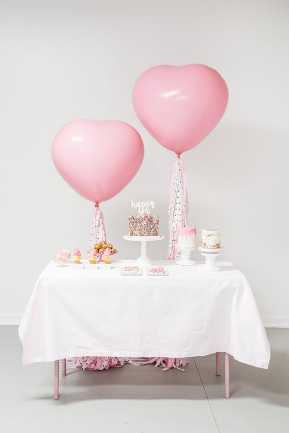 Little Sprinkles Birthday Fun Dessert Table | Pretty My Party
