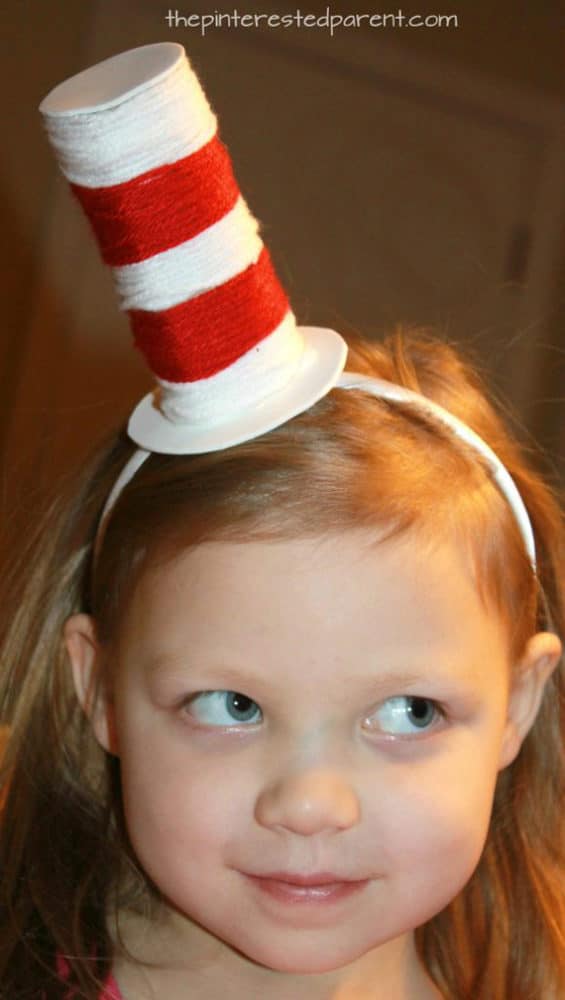 DIY Cat in the Hat Headband Hat | Pretty My Party