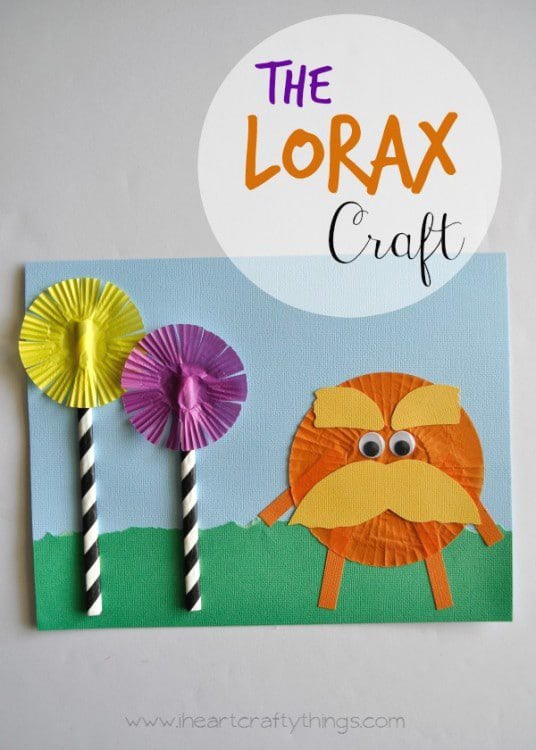 The Lorax Kids Craft Idea | Dr. Seuss Party Ideas | Pretty My Party