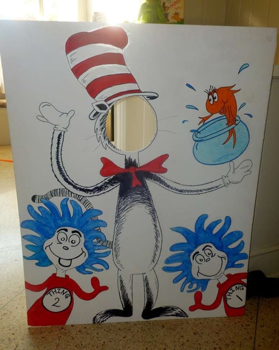 Dr. Seuss Cat in the Hat Photo Cutout | Pretty My Party
