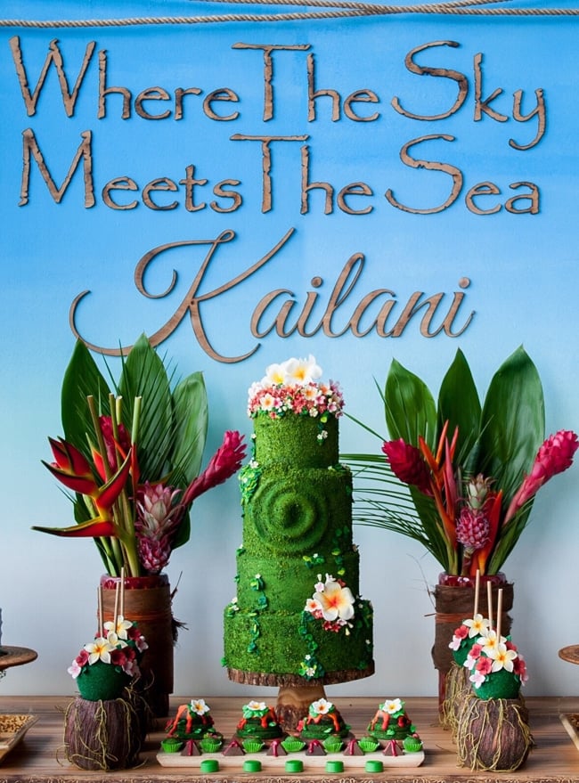 Disney Moana Birthday Party Dessert Table | Pretty My Party