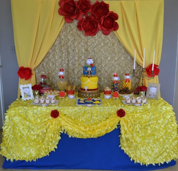 Enchanted Beauty and the Beast Birthday Party | Pretty My Party