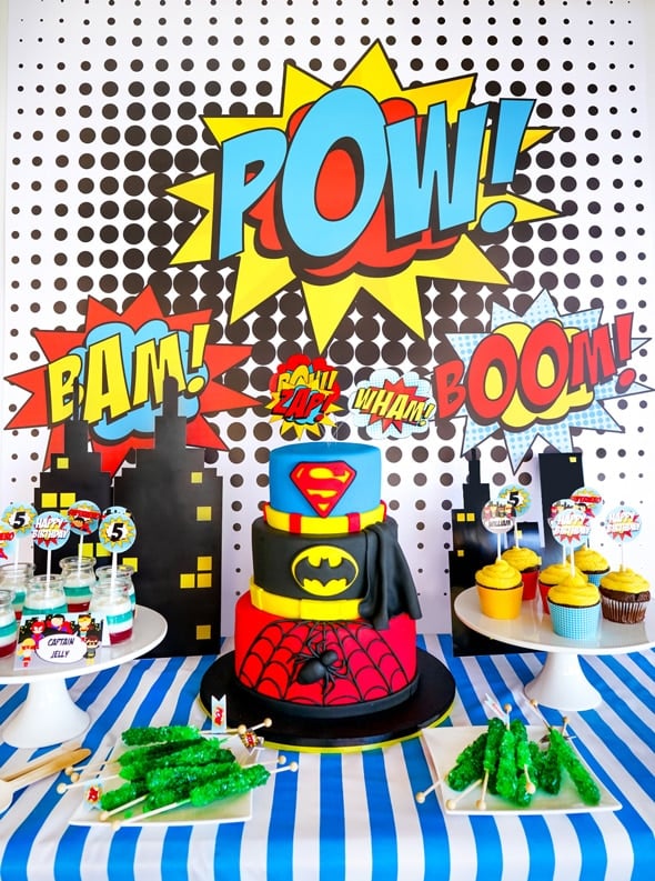 Superhero Birthday Party | Pretty My Party