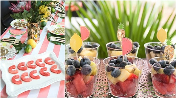 Tropical Tutti Frutti Birthday Bash Ideas | Pretty My Party