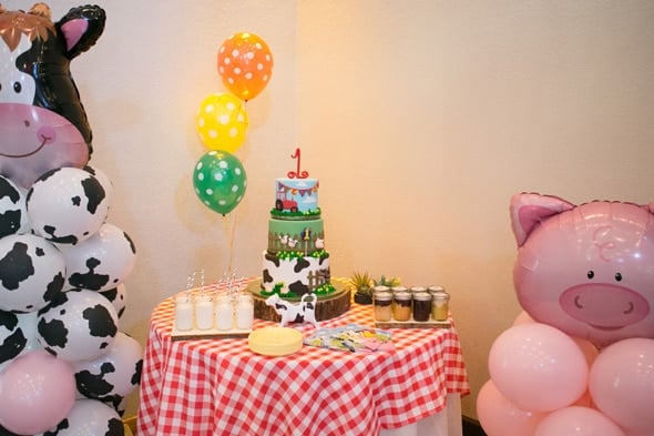 Farmyard Ranch First Birthday Party | Pretty My Party