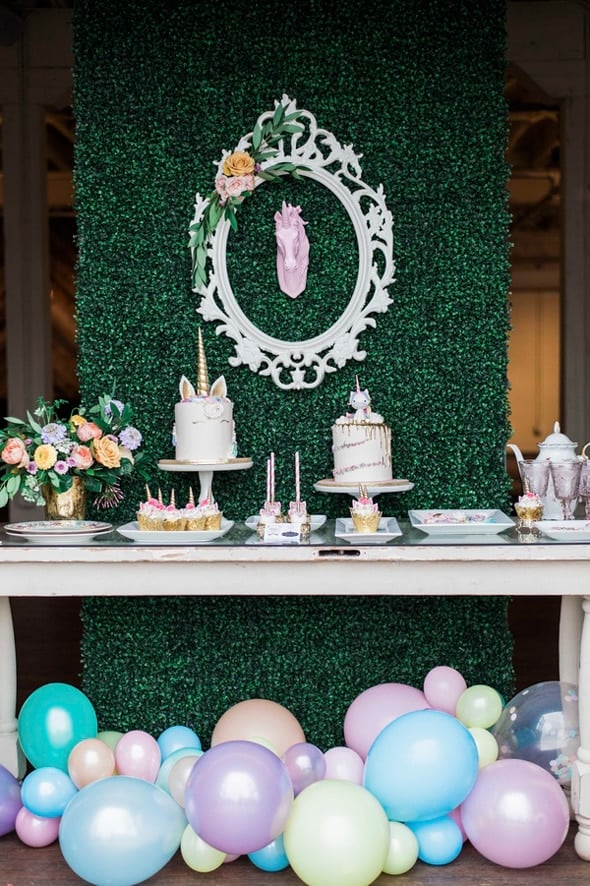 Pastel Unicorn Party Styled Photo Shoot | Pretty My Party