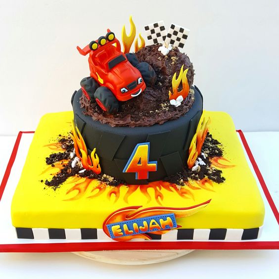 Blaze and the Monster Machines Party Cake