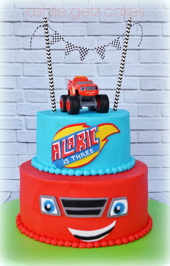 Blaze and the Monster Machines Birthday Cake