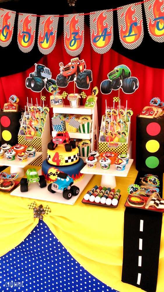 Blaze and the Monster Machines Party Ideas