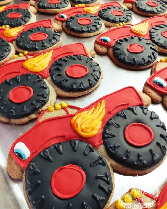 Blaze Cookies | Blaze and the Monster Machines Party Ideas