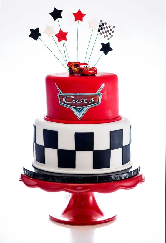 Cars birthday cake, Disney cars birthday, Disney cars cake