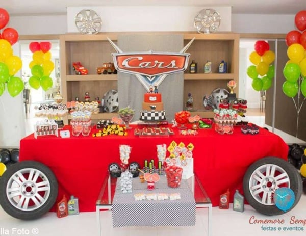 Disney Cars Party Dessert Table Idea | Cars Party Ideas | Pretty My Party