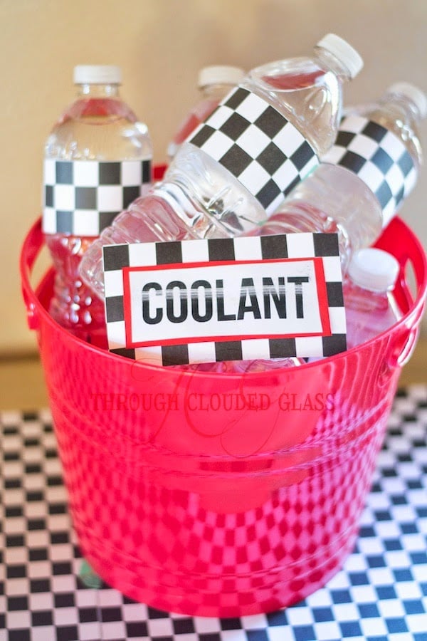 Disney Cars "Coolant" Drink Idea | Cars Party Ideas | Pretty My Party