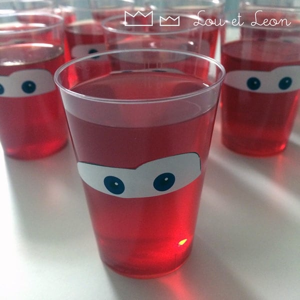 Lightning McQueen Jello Cups | Cars Party Ideas | Pretty My Party