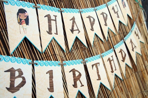 Free Disney Moana Birthday Party Printables | Pretty My Party