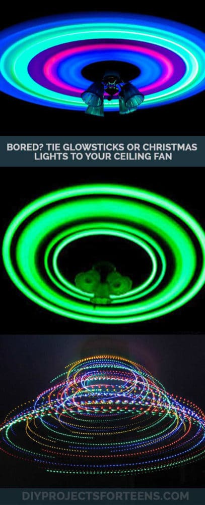 Glow in the Dark Ceiling Fan Idea | Pretty My Party