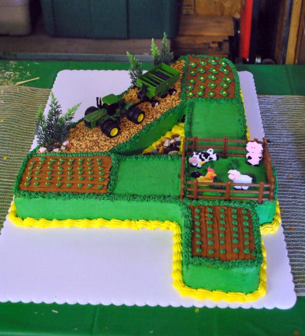 John Deere Number Birthday Cake | Pretty My Party
